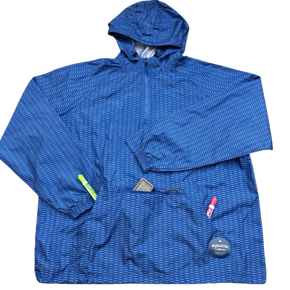 Holloway / Augusta Outdoors Lightweight Hooded Pullover Jacket – Men’s 2XL